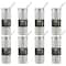8 Pack: 20oz. Silver Glitter Stainless Steel Sublimation Tumbler by Make Market®